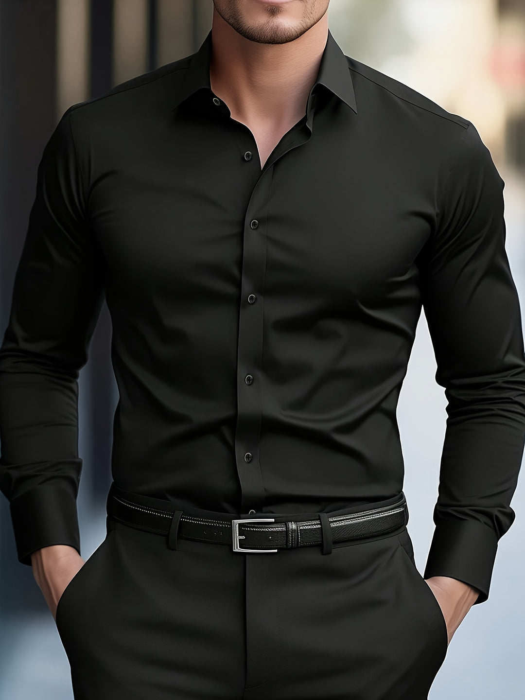 Henry | Tailored Long Sleeve Shirt
