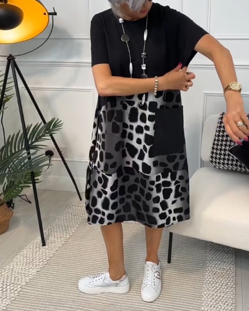 Stephanie | Flowing Silhouette Dress