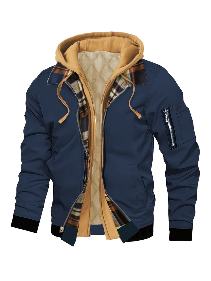 Bryson | Hooded Warm-Lined Zip Jacket