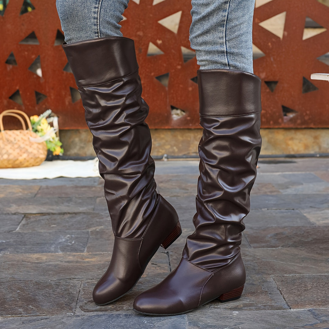 Margot | Slouch Knee-High Boots