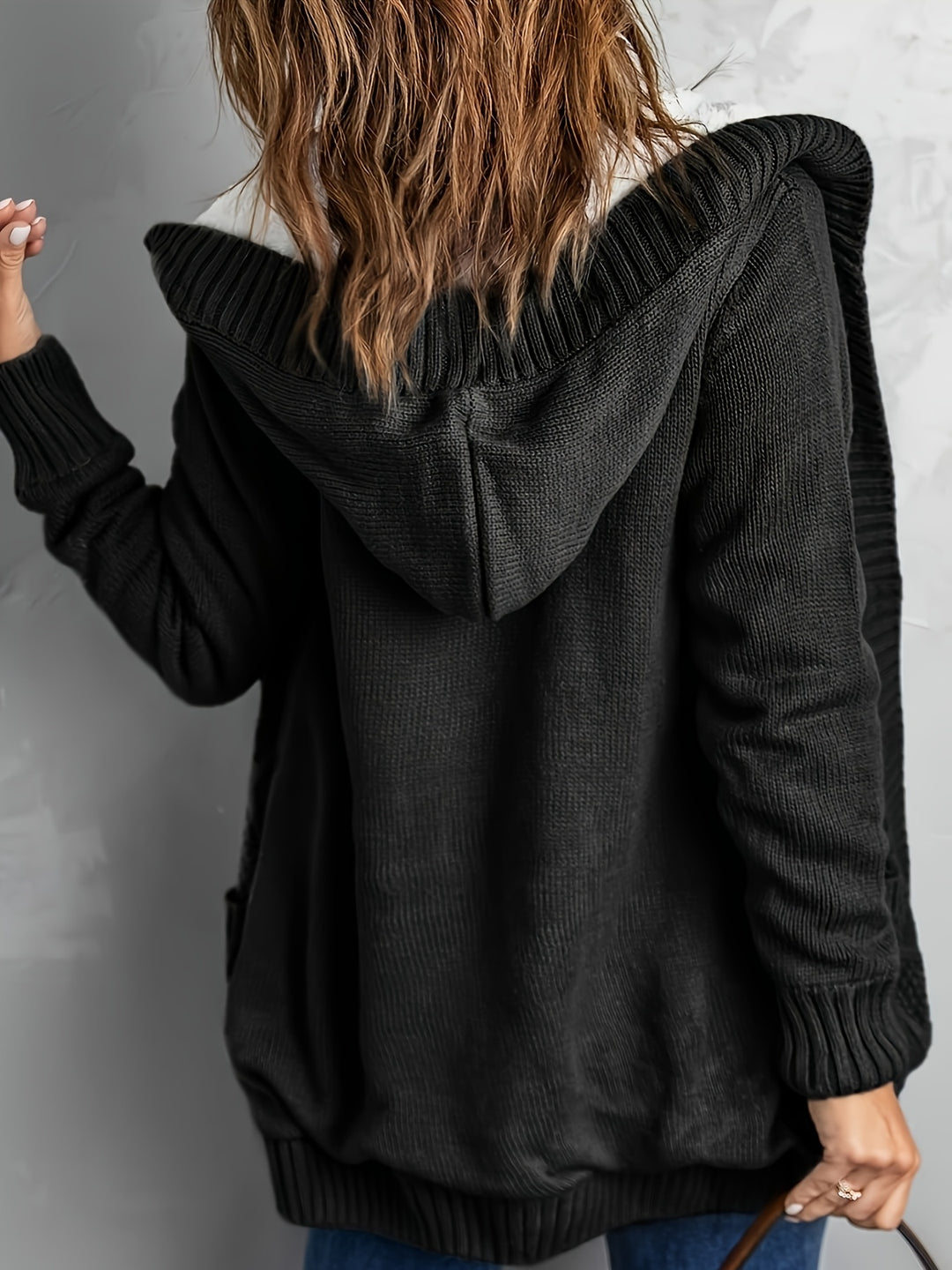 Winona | Cozy Hooded Button Cardigan