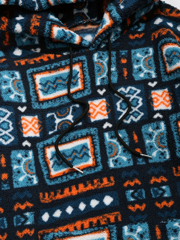 Ashton | Patterned Hooded Sweatshirt