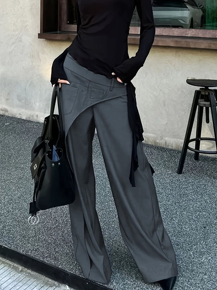 Claudia | Wide-Leg High-Waist Pants