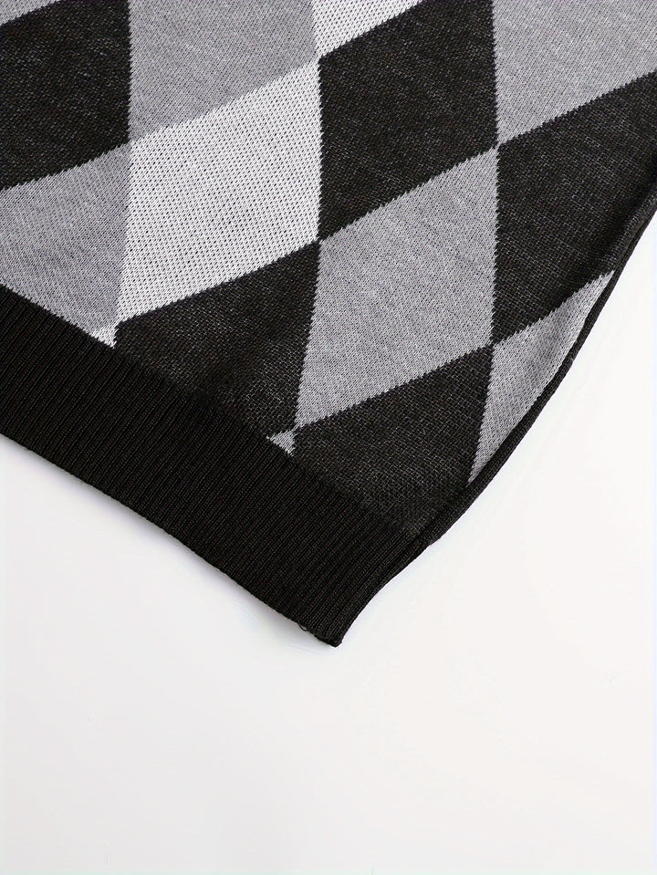 Chandler | Classic Argyle Sweater Vest