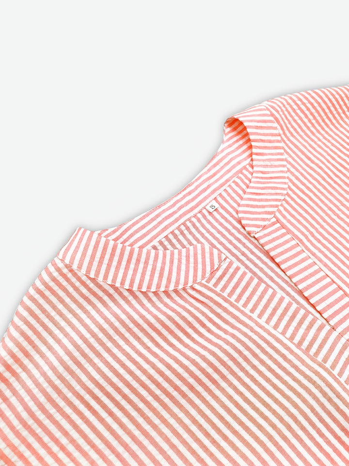 Marina | Breezy Striped Beach Cover-Up