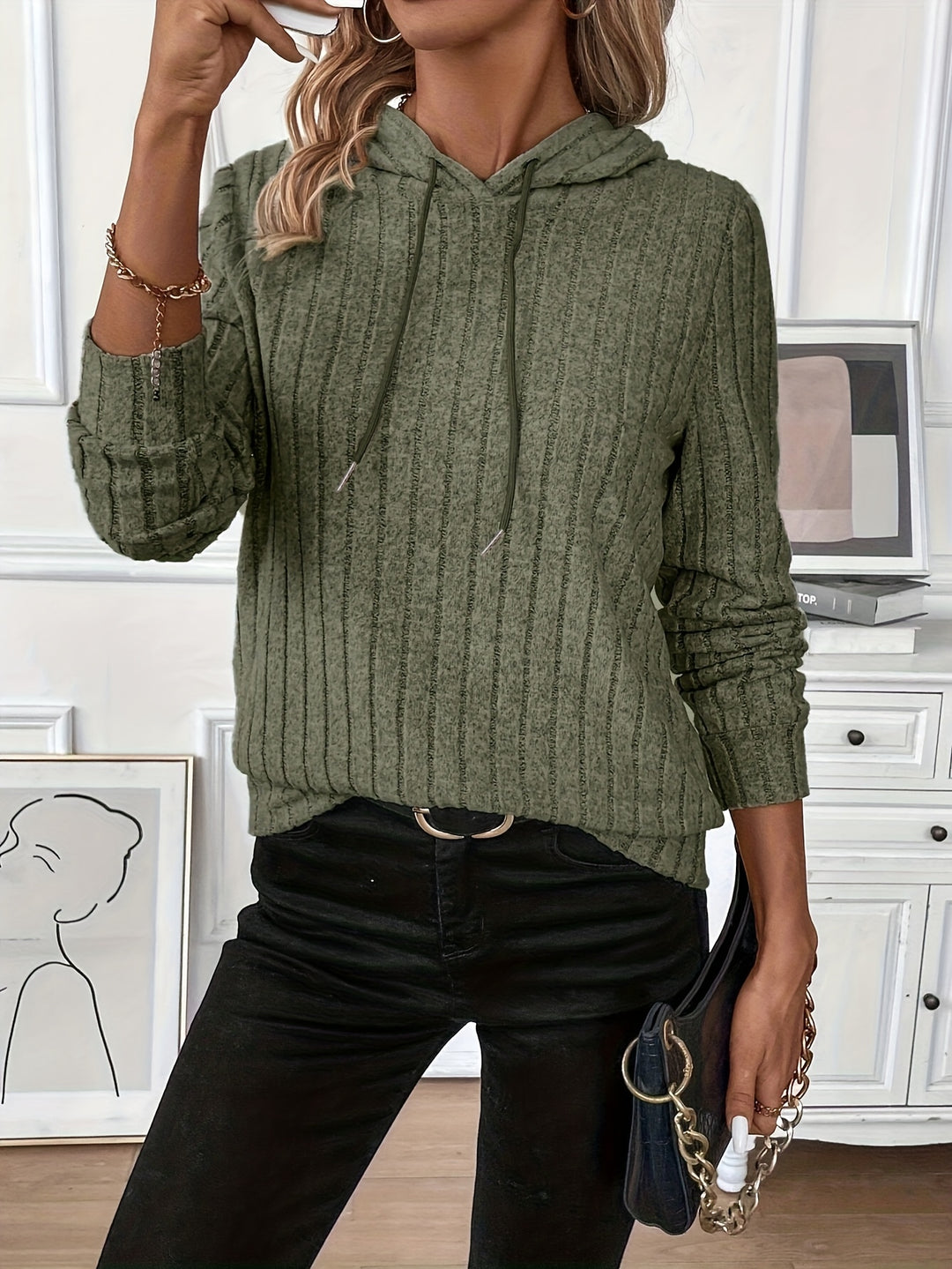 Thea | Cozy Textured Hoodie