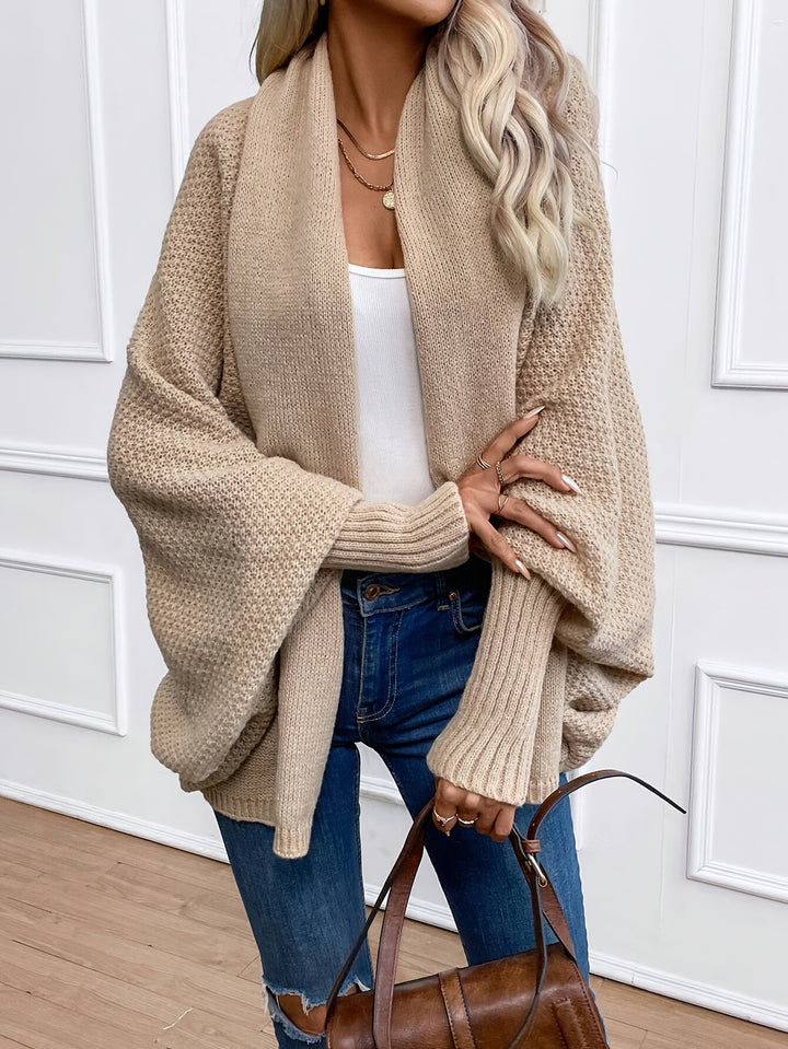 Nora | Relaxed Batwing Open-Front Cardigan