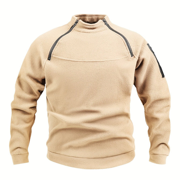Nolan | Zip-Detail Mock-Neck Pullover