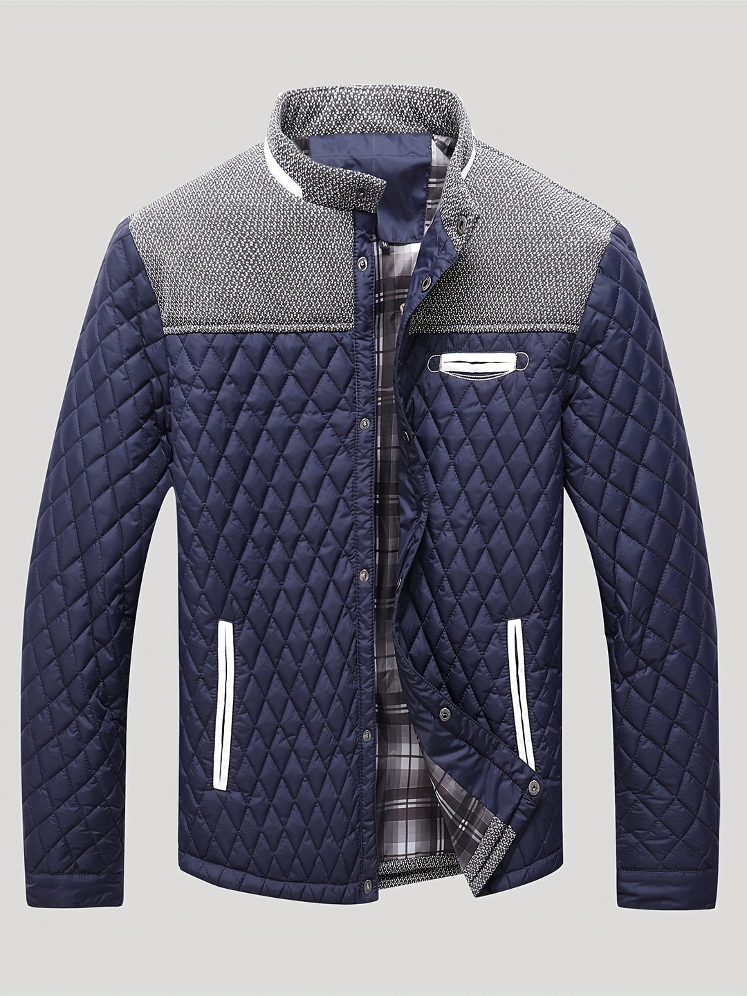 Alden | Quilted Stand-Collar Jacket