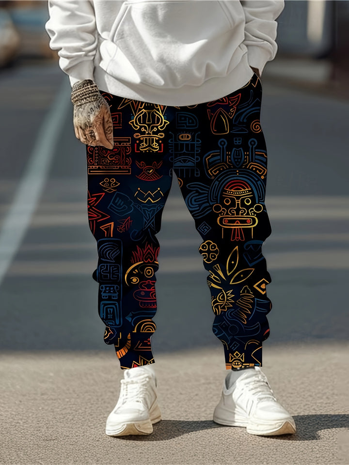 Wyatt | Bold Patterned Joggers