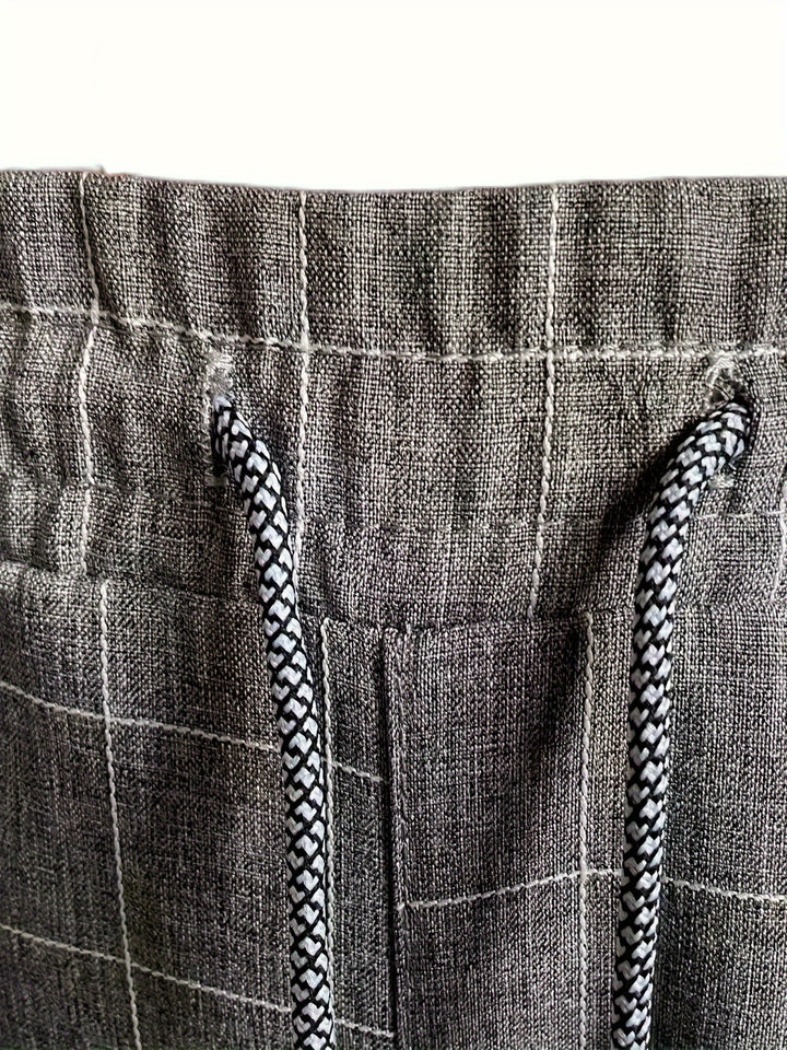 Vernon | Relaxed Checked Pants