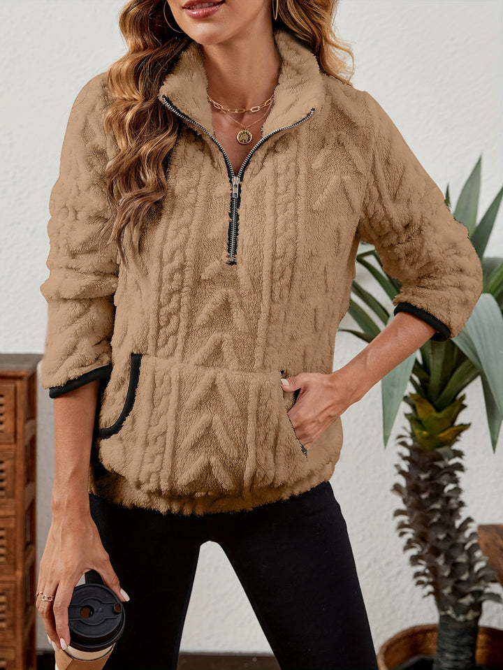 Delilah | Cozy Half-Zip Pullover