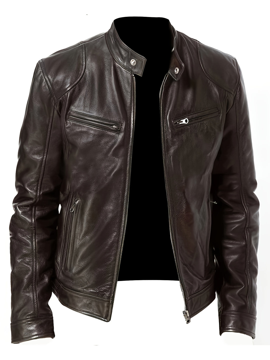 Bryson | Stand-Collar Moto Jacket