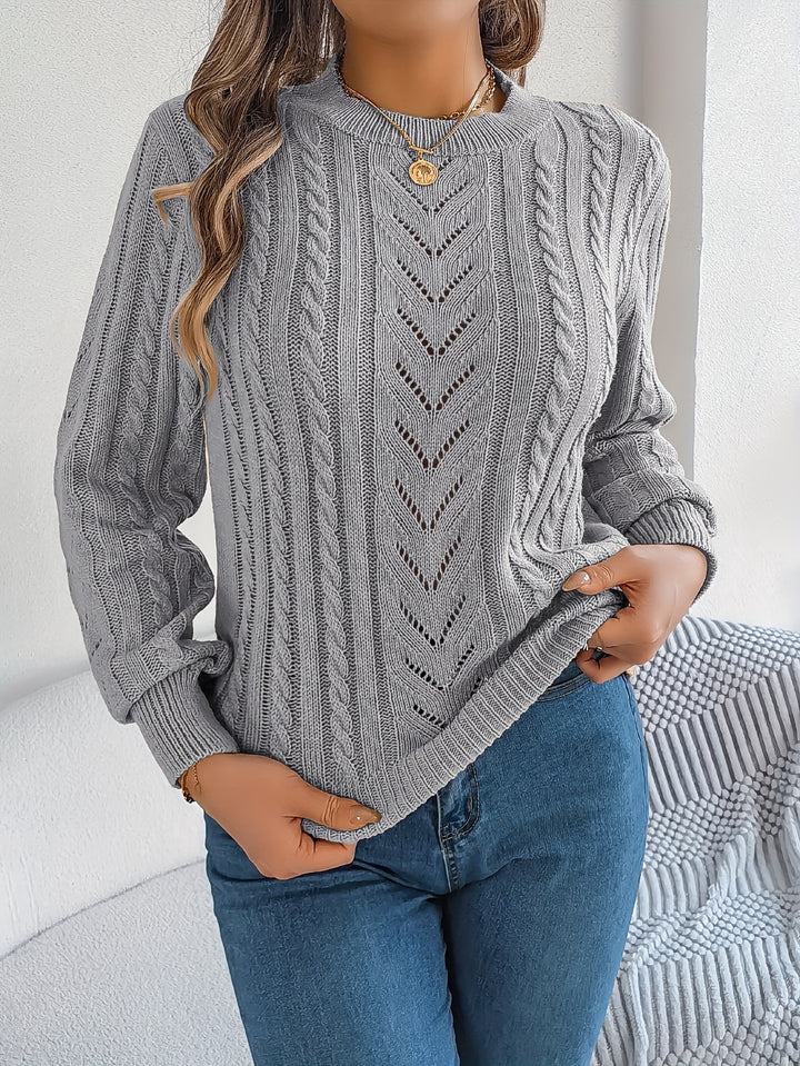 Blythe | Cable-Knit Textured Sweater