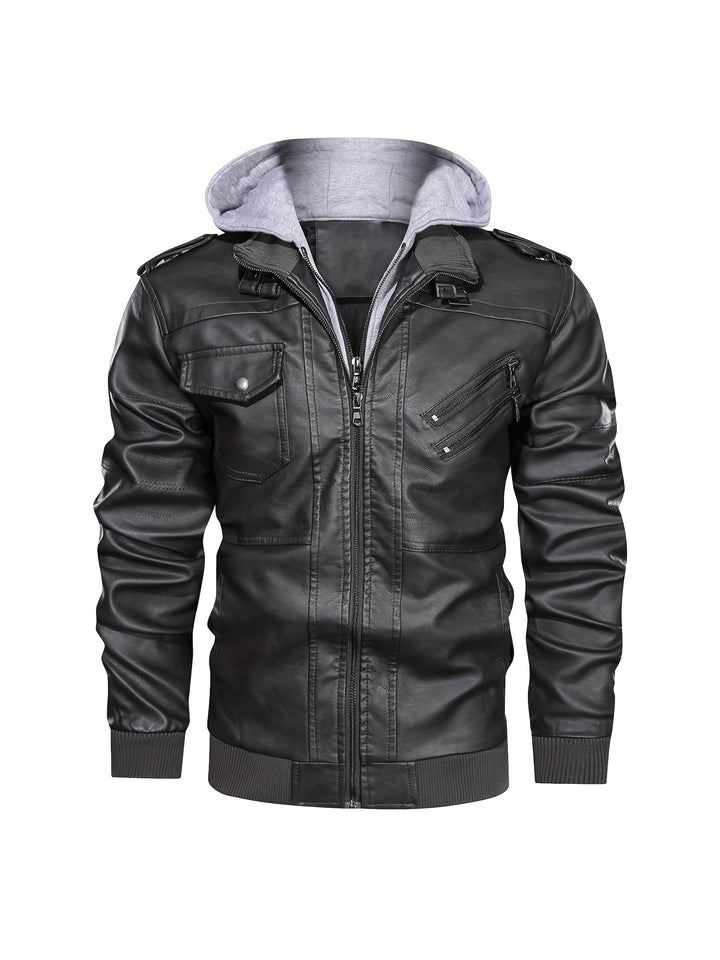 Maddox | Hooded Moto Jacket