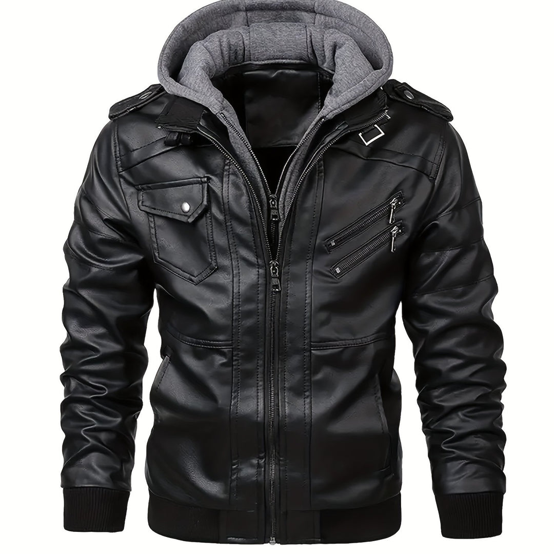Maddox | Hooded Moto Jacket