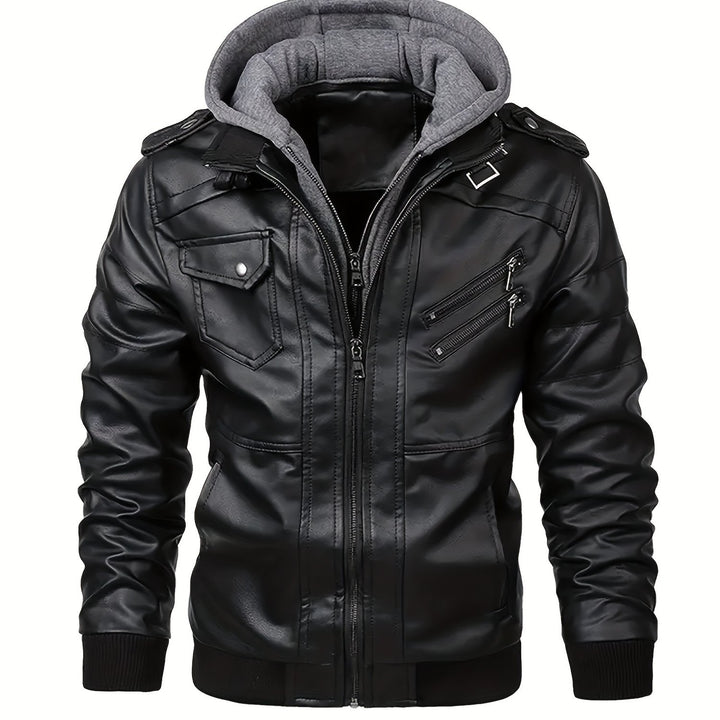 Maddox | Hooded Moto Jacket