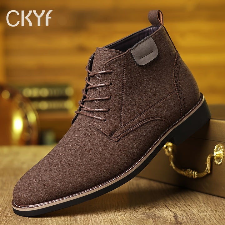 Alden | Refined Lace-Up Ankle Boots