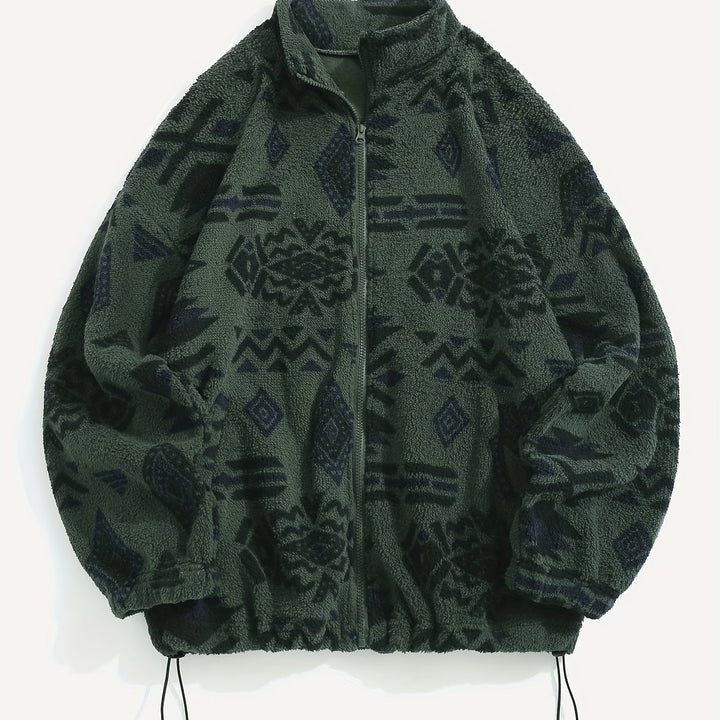 Carmen | Patterned Zip-Up Jacket