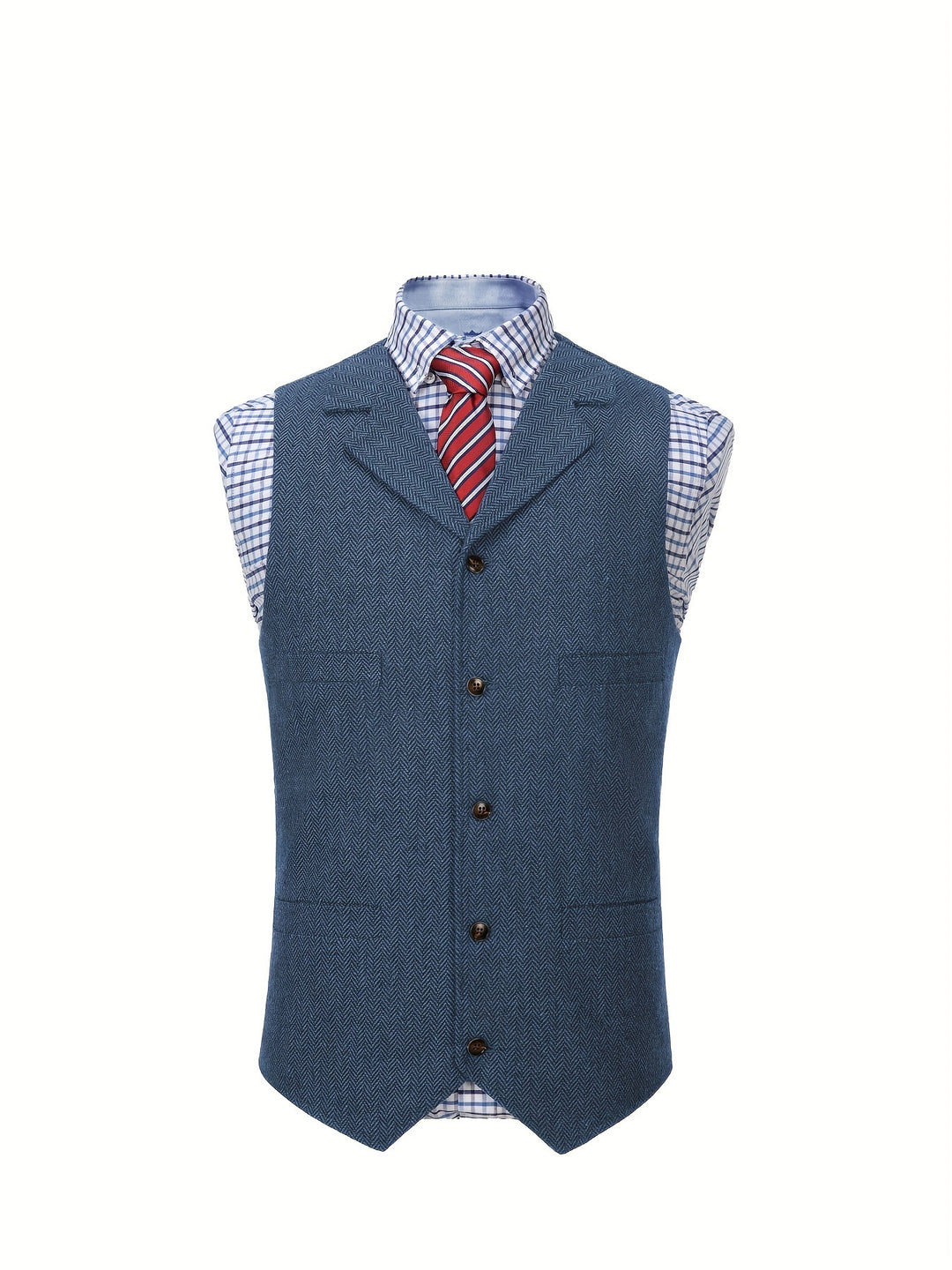 Colton | Heritage Herringbone Vest