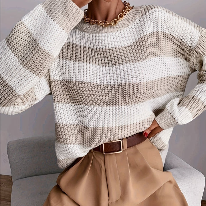 Meredith | Relaxed Striped Sweater