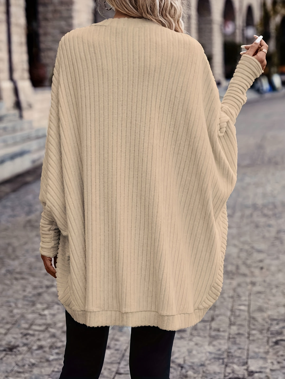 Odette | Relaxed Open-Front Cardigan