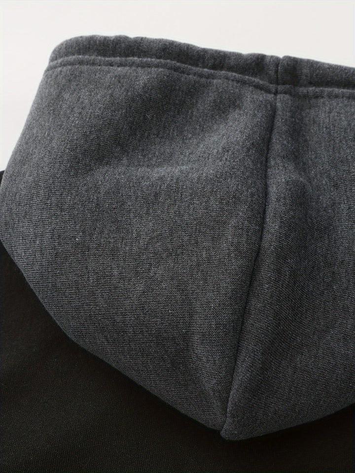 Cedric | Color Block Zip-Up Hoodie