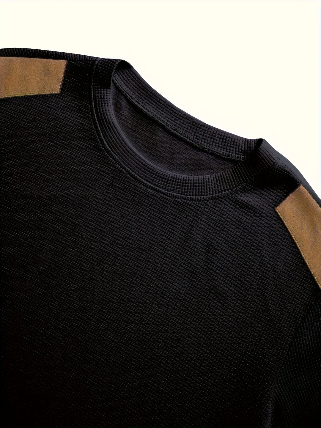 Aaron | Textured Elbow-Patch Pullover