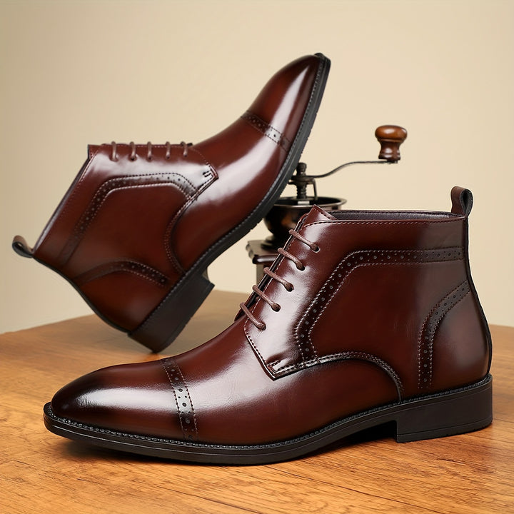 Everly | Refined Cap-Toe Ankle Boots