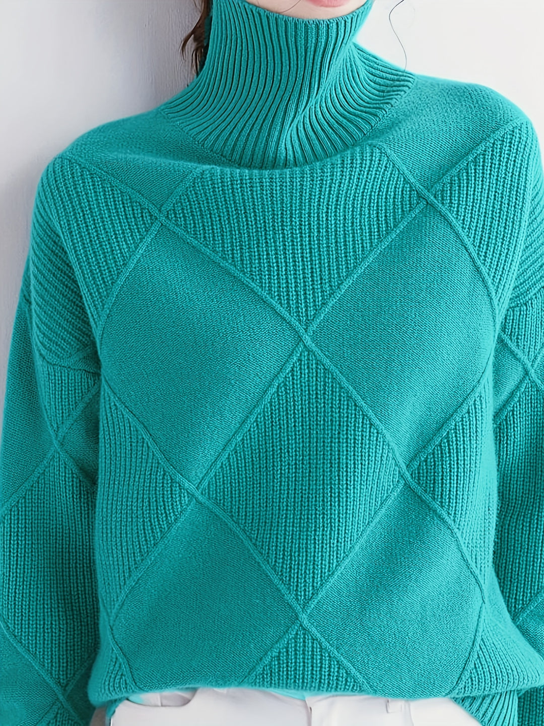 Maeve | Textured Turtleneck Sweater