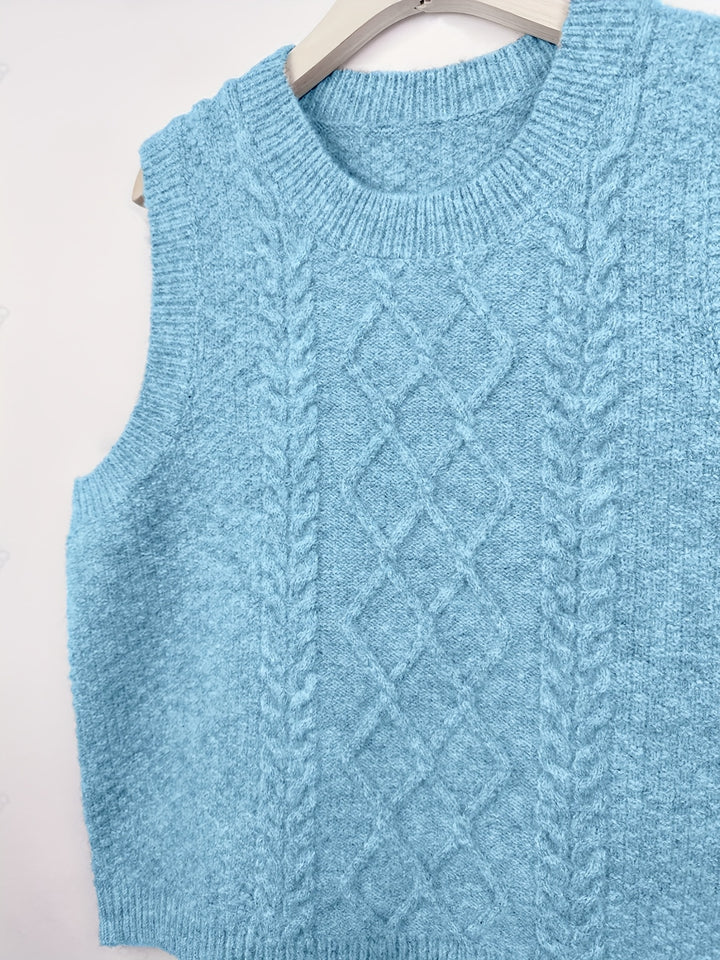 Brooke | Cable-Knit Sweater Vest