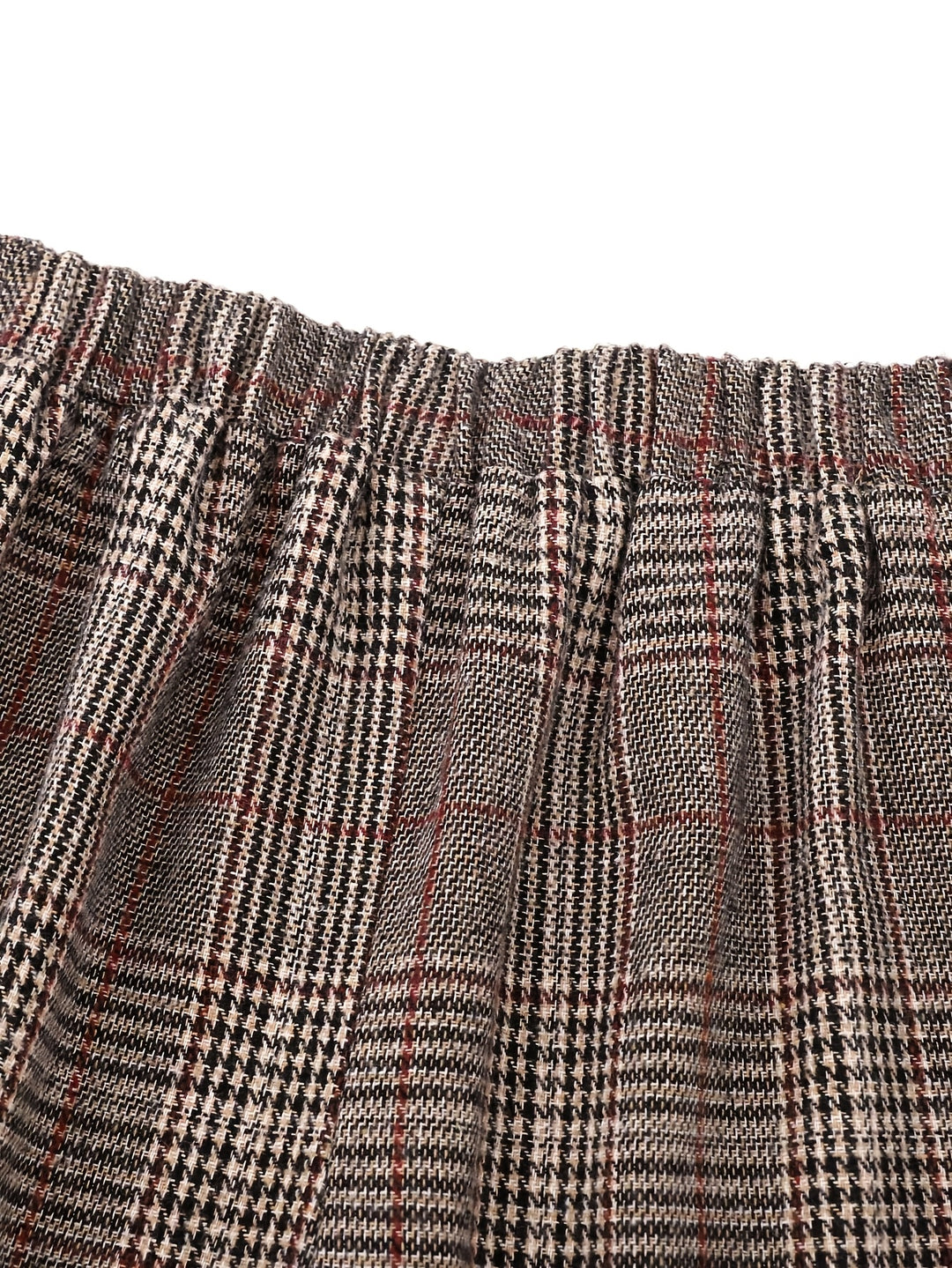 Matilda | Wide-Leg Plaid Trousers