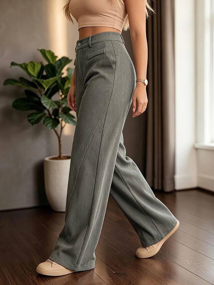 Beatrix | High-Waist Wide-Leg Trousers