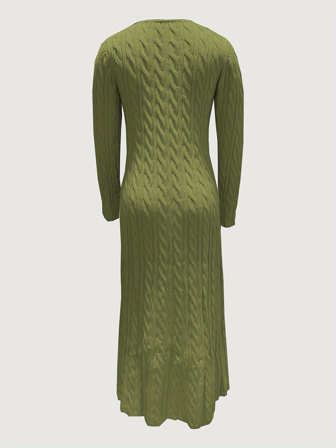 Lucinda | Cable-Knit Maxi Dress