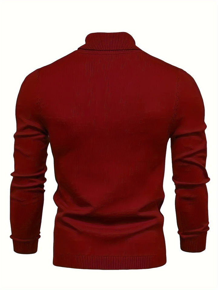 Malcolm | Classic Mock-Neck Sweater