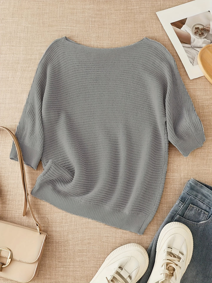 Lena | Relaxed Open-Knit Sweater