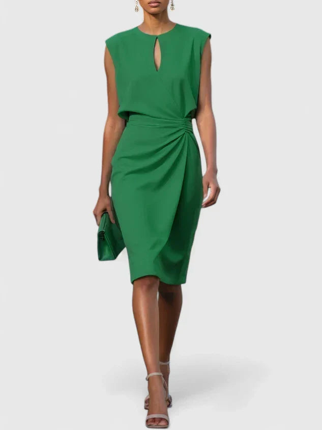 Delphina | Draped Elegance Dress