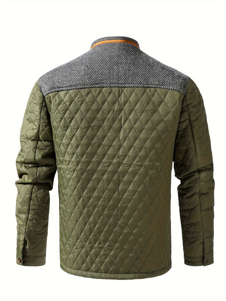 Gideon | Quilted Stand-Collar Jacket