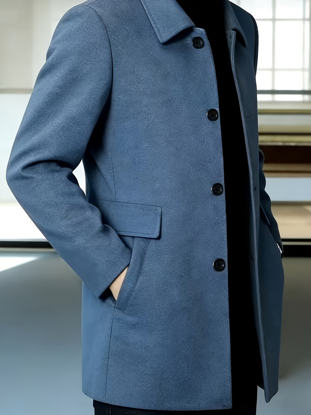 Gerard | Refined Single-Breasted Overcoat