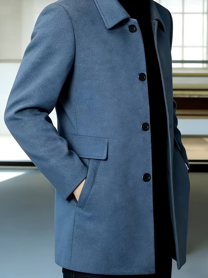 Gerard | Refined Single-Breasted Overcoat