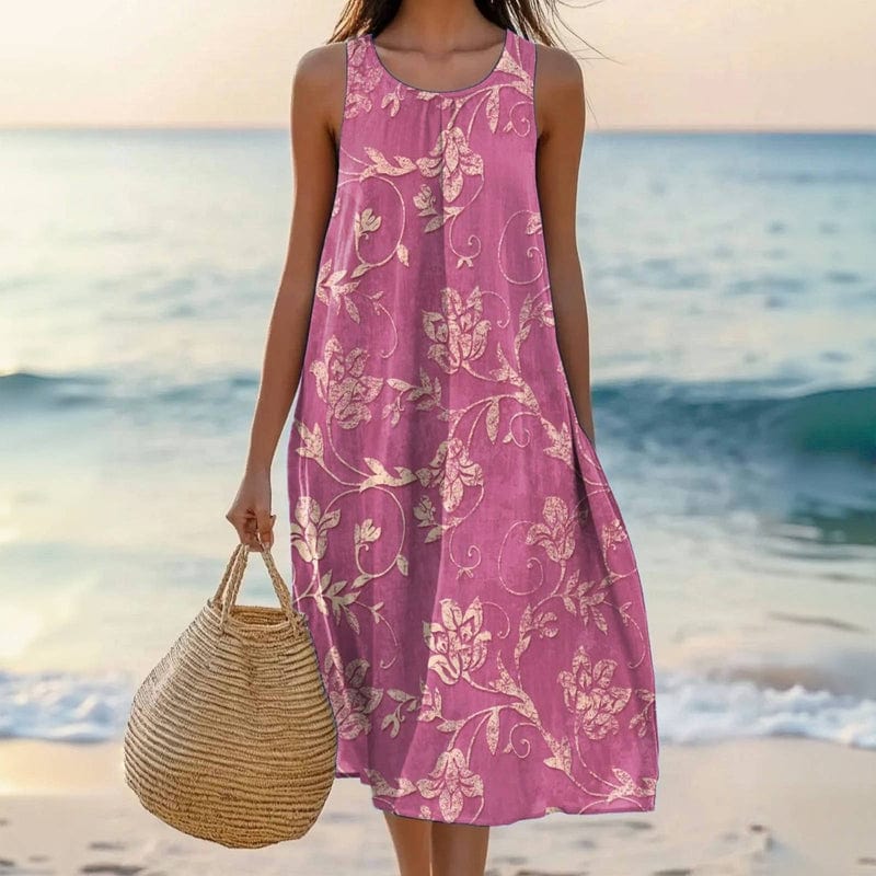 Savannah | Floral Sleeveless Summer Dress