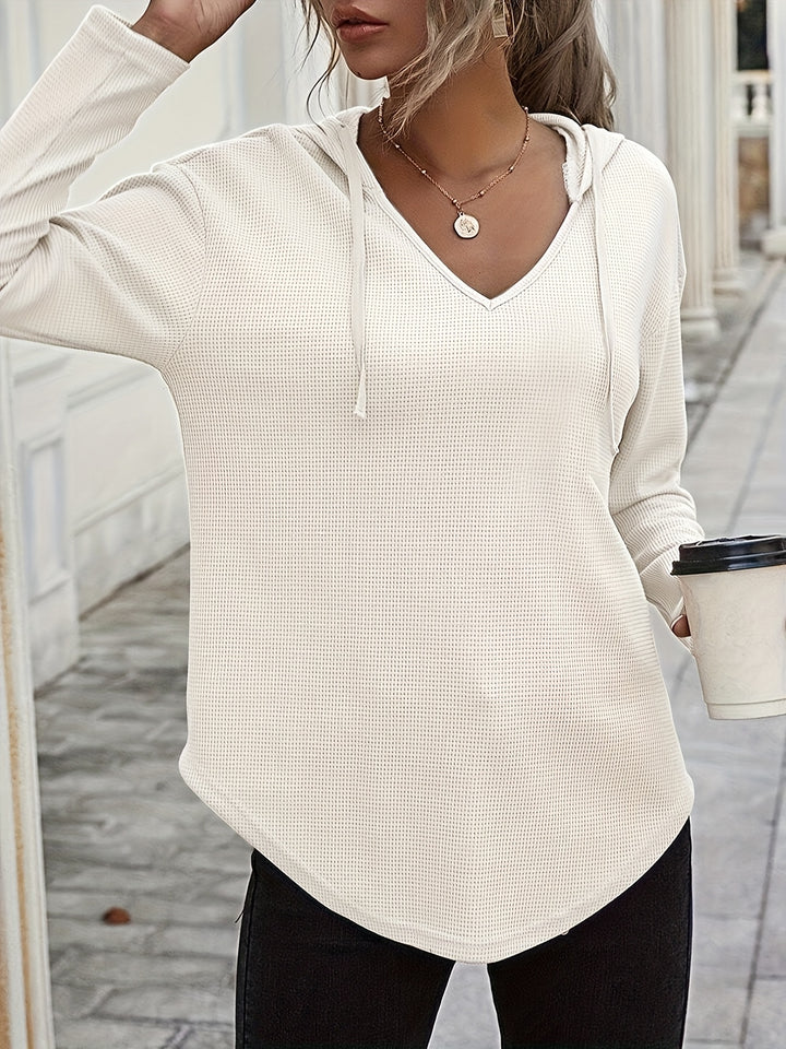 Kendra | Relaxed V-Neck Hoodie