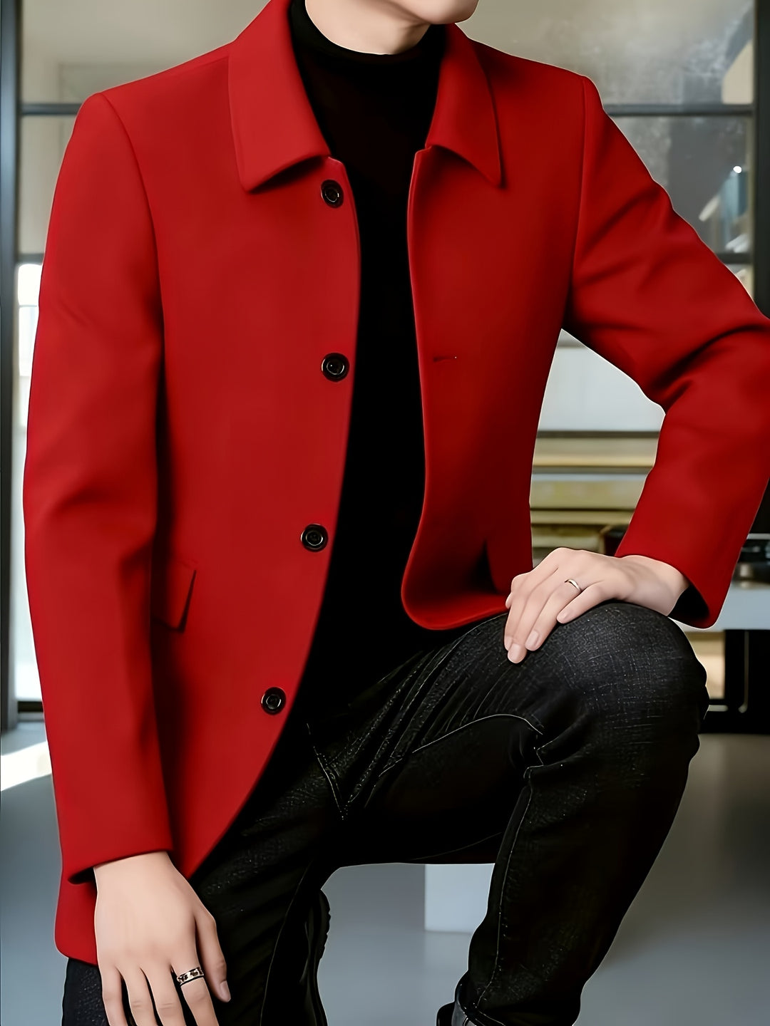 Gerard | Refined Single-Breasted Overcoat