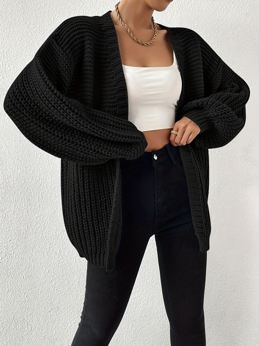 Miranda | Relaxed Chunky-Knit Cardigan