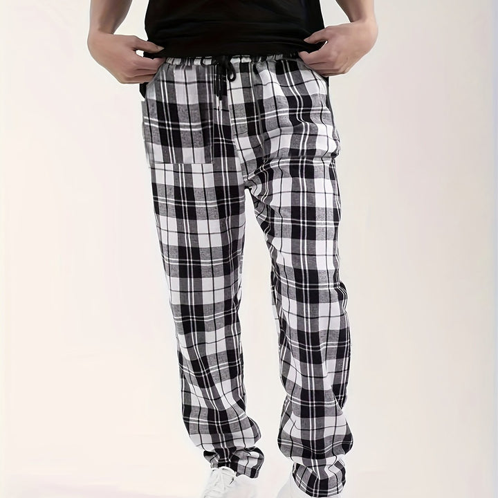 Damon | Relaxed Plaid Lounge Pants