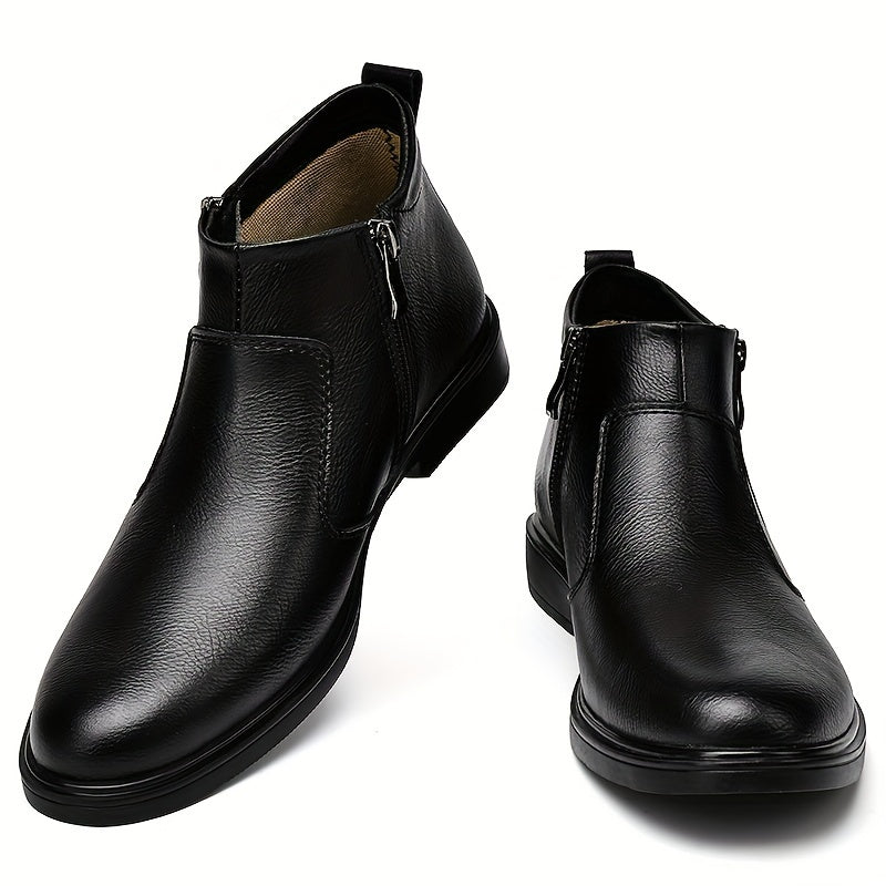 Marcus | Refined Zip-Up Ankle Boots