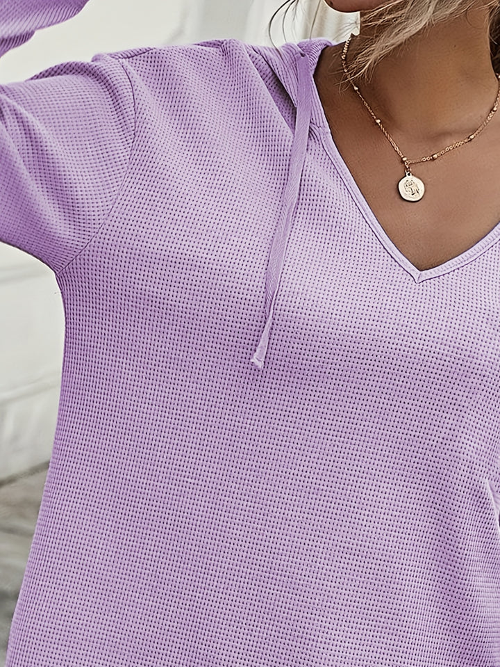 Kendra | Relaxed V-Neck Hoodie