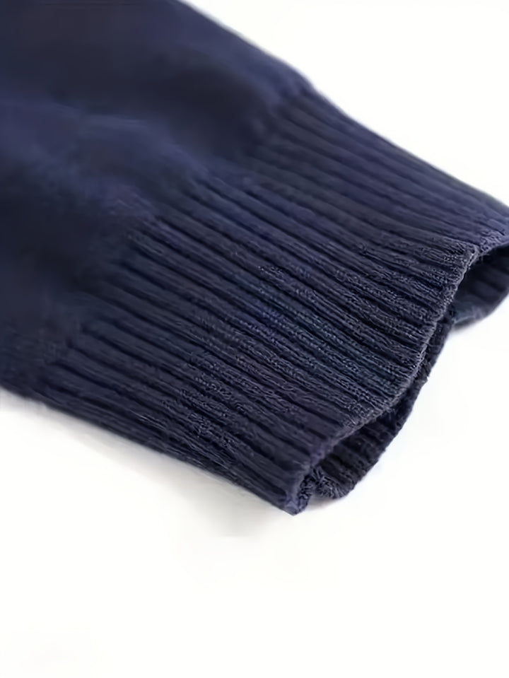 Malcolm | Classic Mock-Neck Sweater