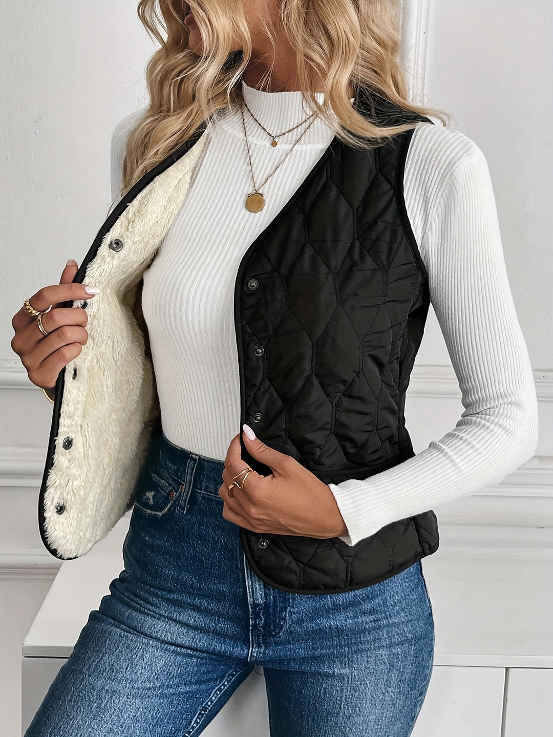 Kendra | Reversible Quilted Vest
