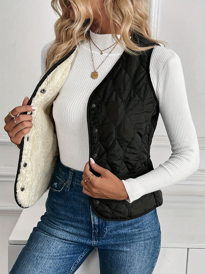 Kendra | Reversible Quilted Vest